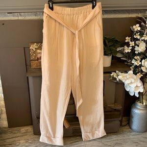 Loose linen pants